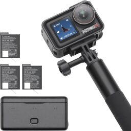 DJI Osmo Action 5 Pro with battery packs