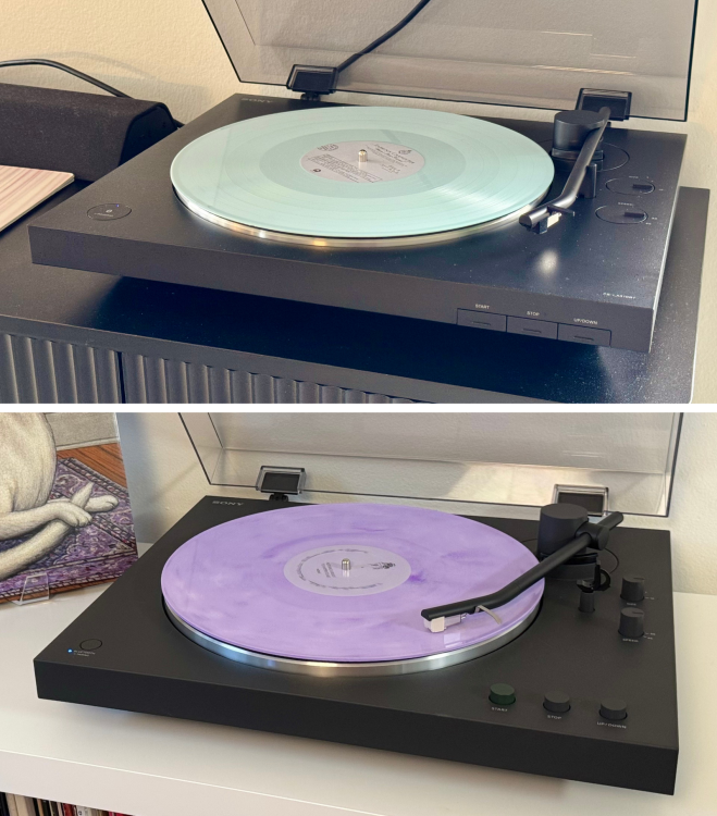 the Sony PS-LX310BT and the Sony PS-LX3BT