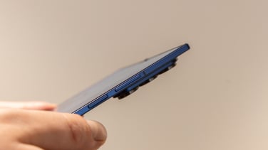 galaxy z fold 7 held in hand