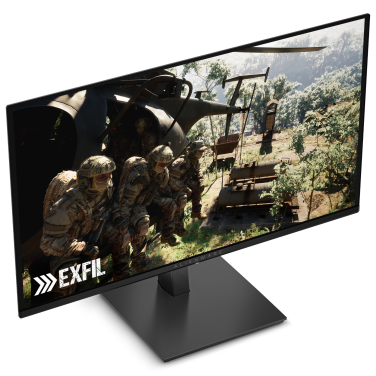 a diagonal view of the Alienware AW2726DM gaming monitor