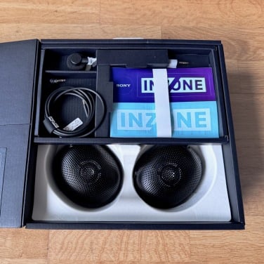 sony h6 air gaming headset in box