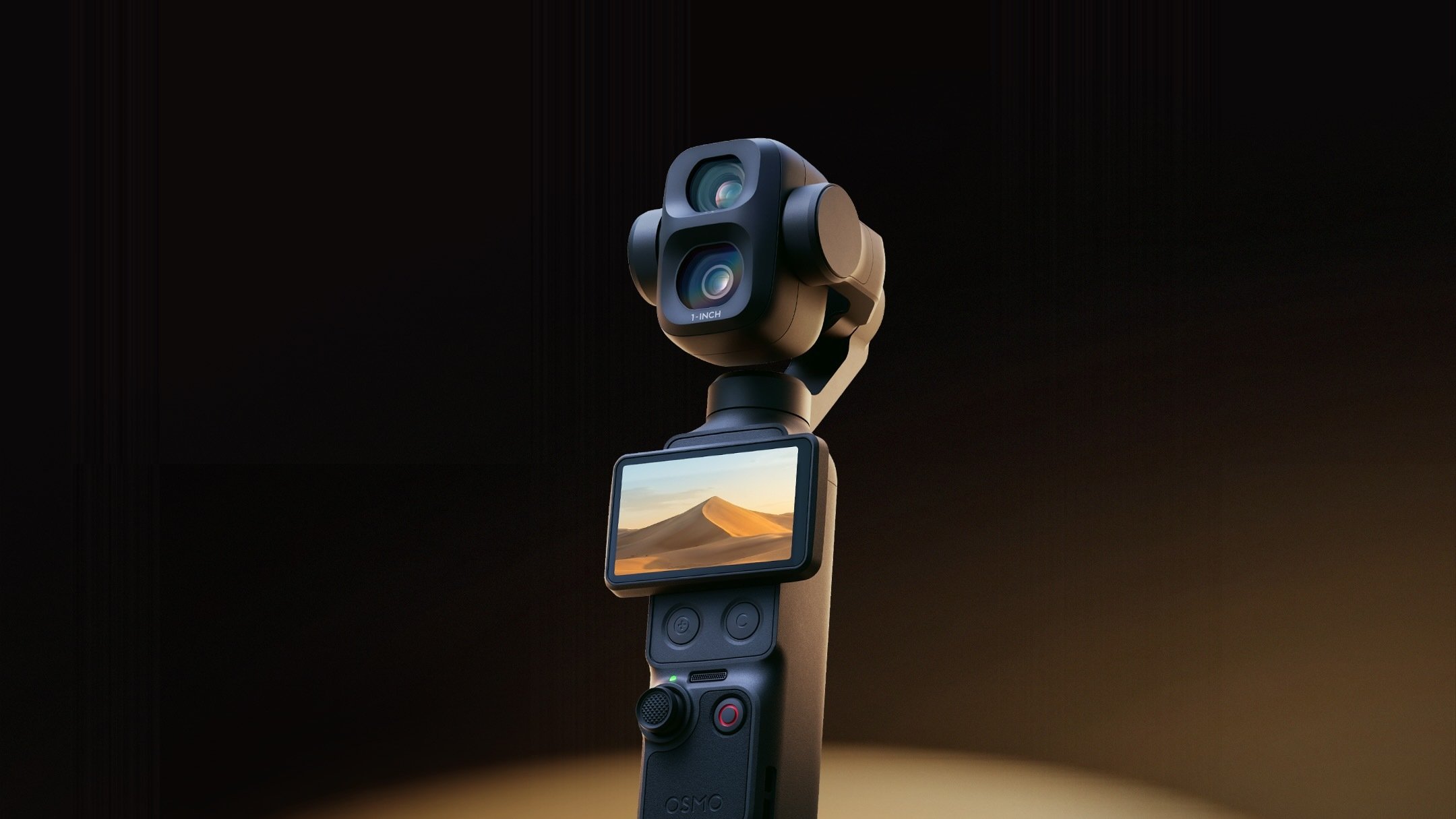 close-up of dji osmo pocket 4p
