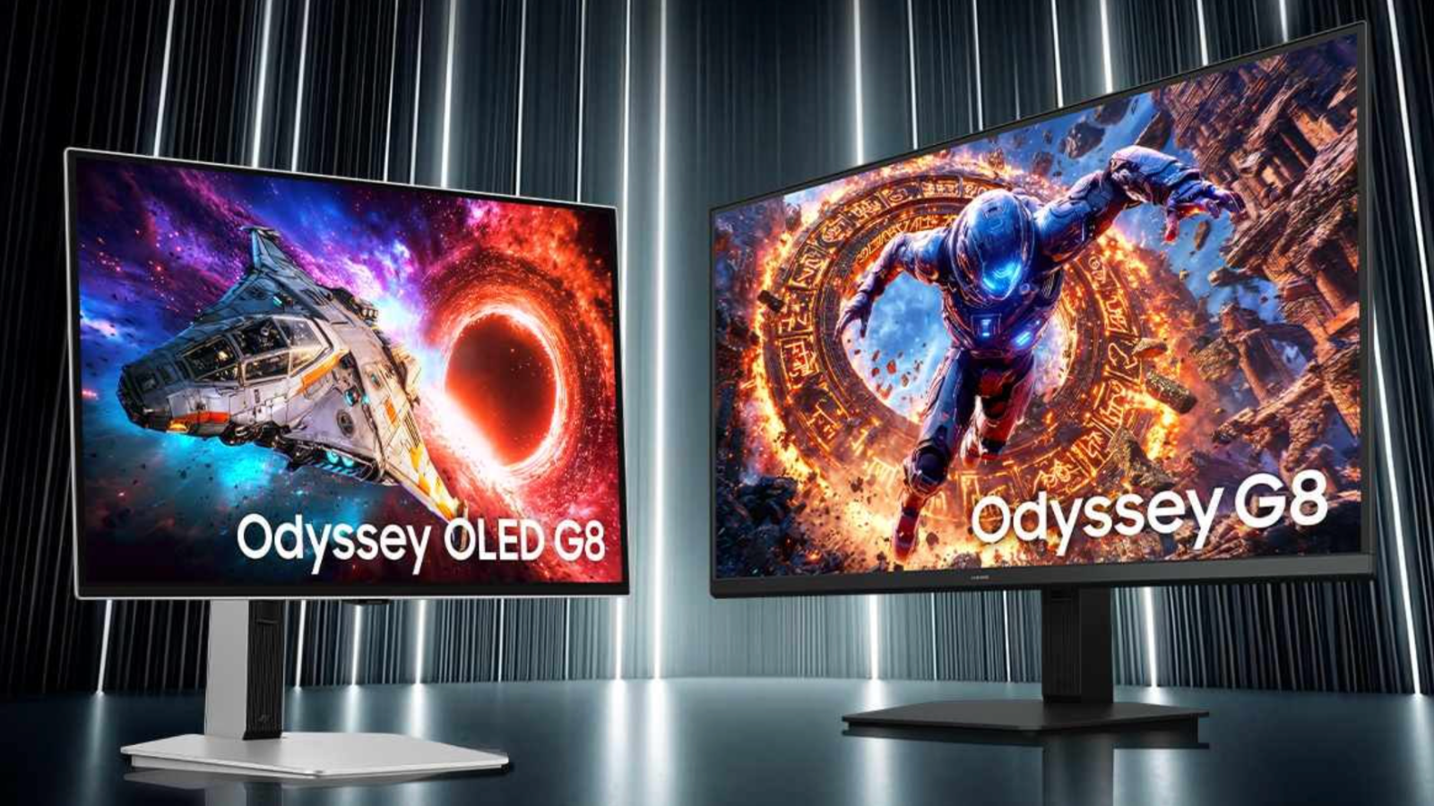 two new samsung gaming monitors
