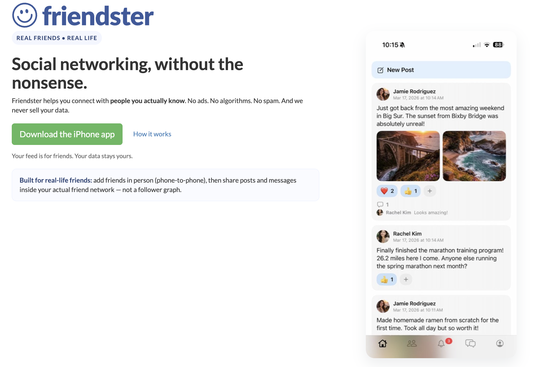 Friendster website