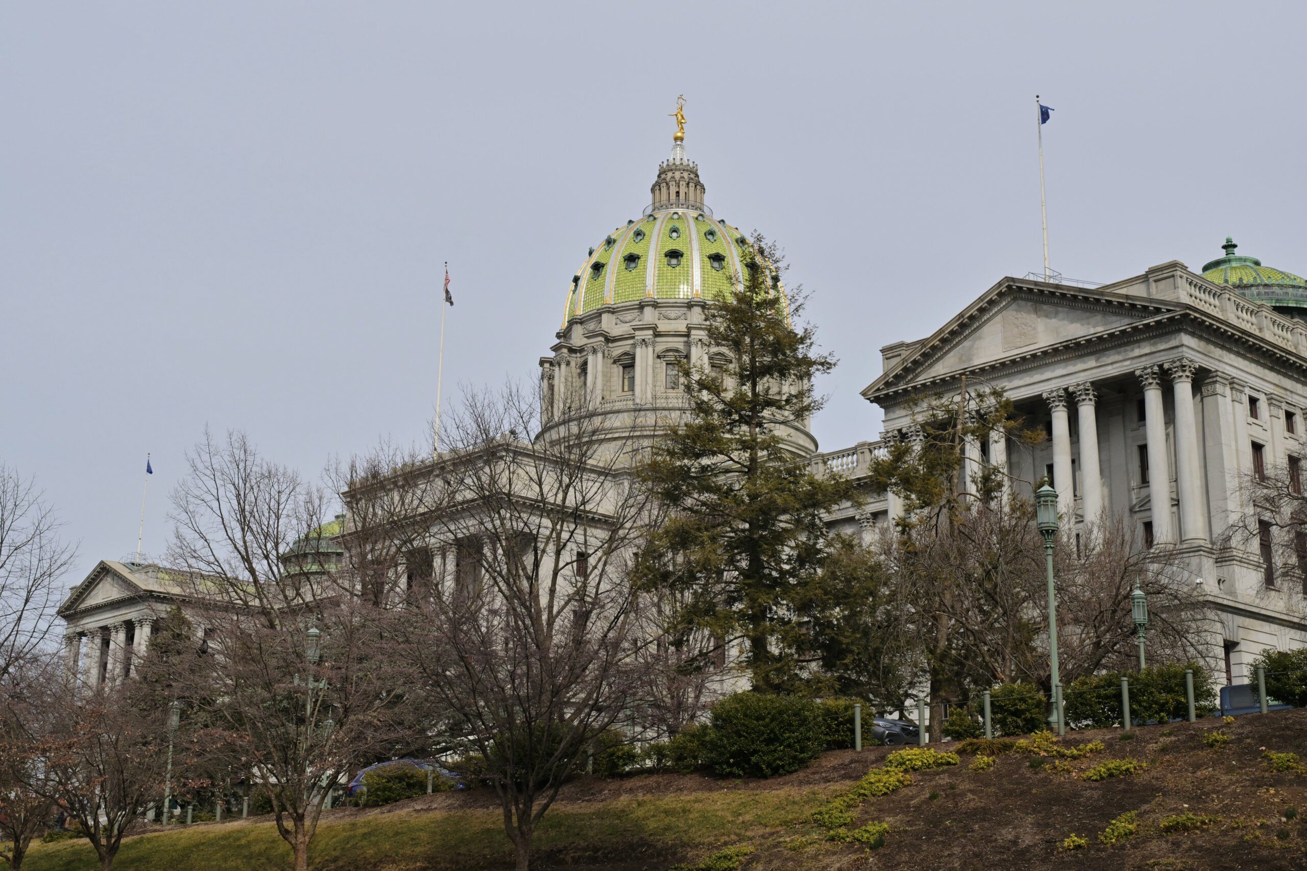 A view of the Pennsylvania State Capitol