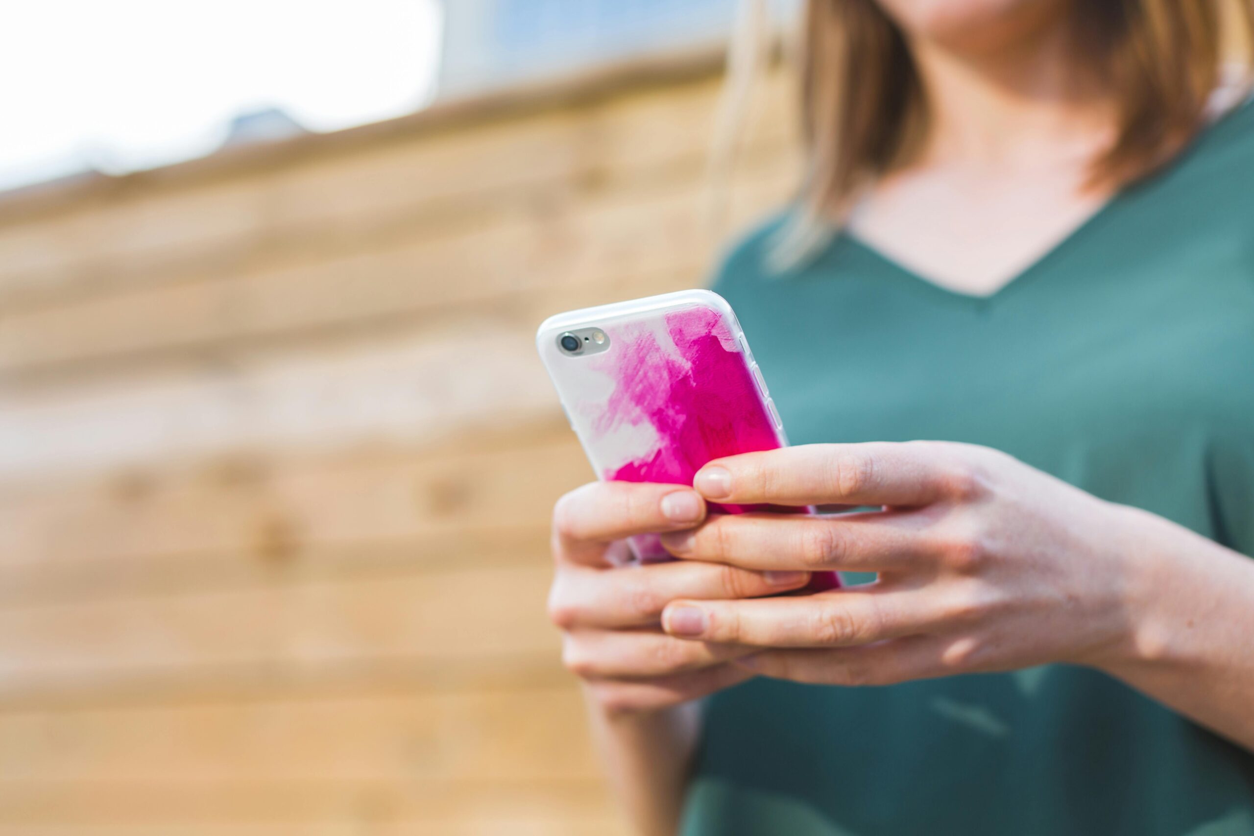Phone in hand