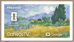 the 65-inch Hisense S7 4K CanvasTV on a white background