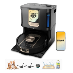 Shark Robot Vacuum and Mop on white background