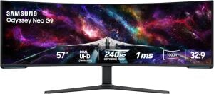 the Samsung 57-inch Odyssey Neo G9 (G95NC) gaming monitor