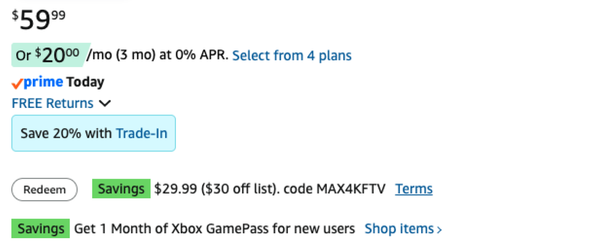 Amazon Fire TV Stick 4K Max pricing details screenshot