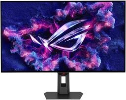 The ASUS ROG Strix 32-inch 4K OLED Gaming Monitor on a white background