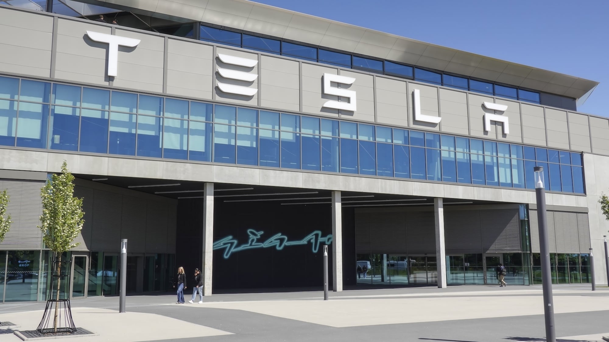 Tesla's Gigafactory Berlin-Brandenburg in Grünheide, Germany.