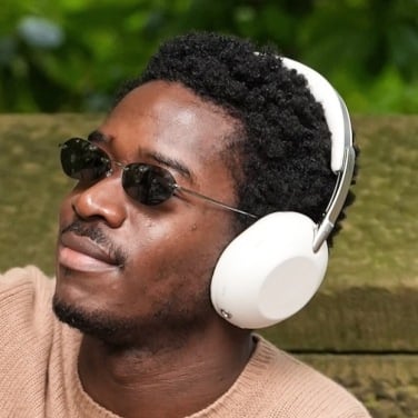 actor Damson Idris is seen wearing unknown Sony headphones in new york city on May 3, 2026