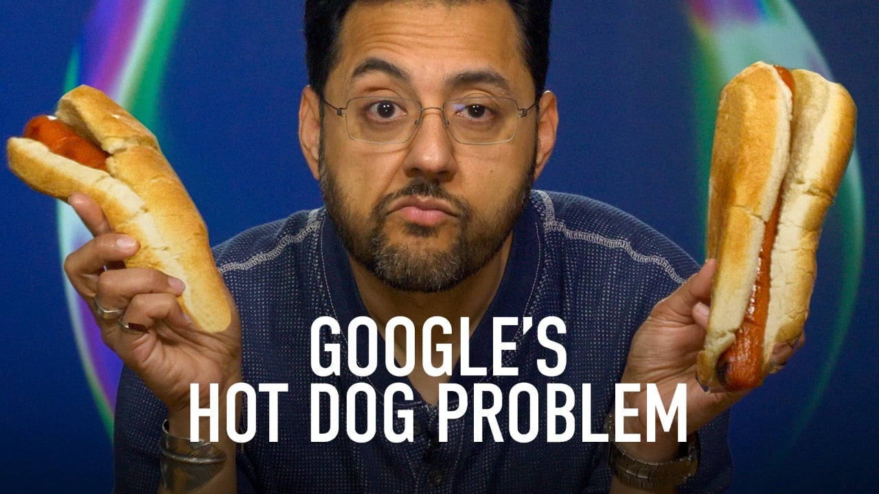 google search, ai, hot dog