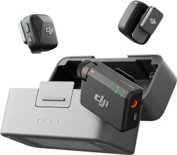 dji mic mini case, transmitters, and receivers