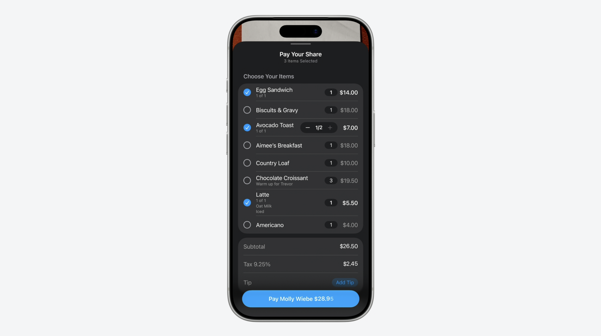 siri analyzing check breakdown