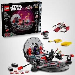 lego star wars throne room set with box