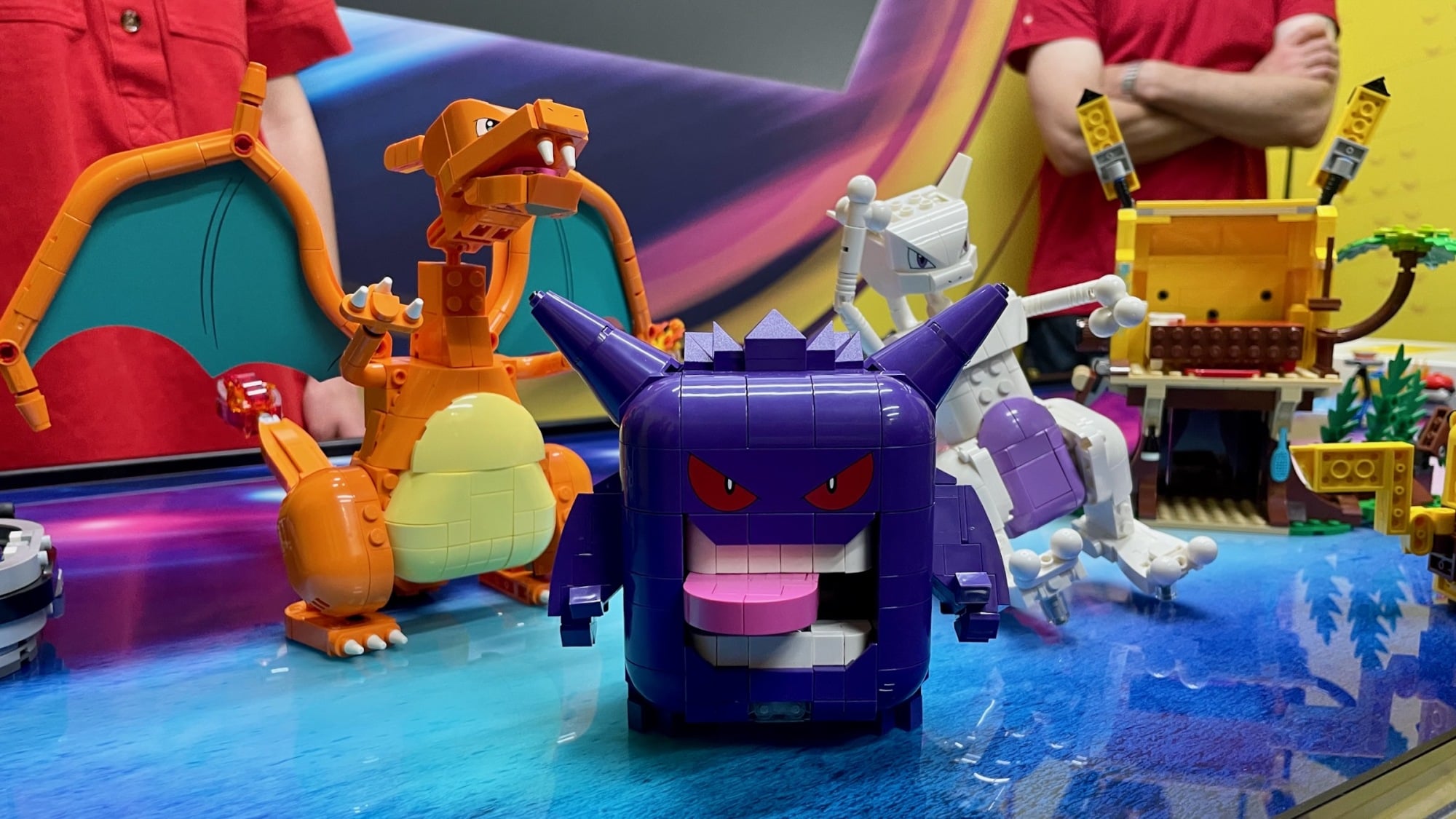 new Lego smart play Pok&eacute;mon sets on display at sxsw in london