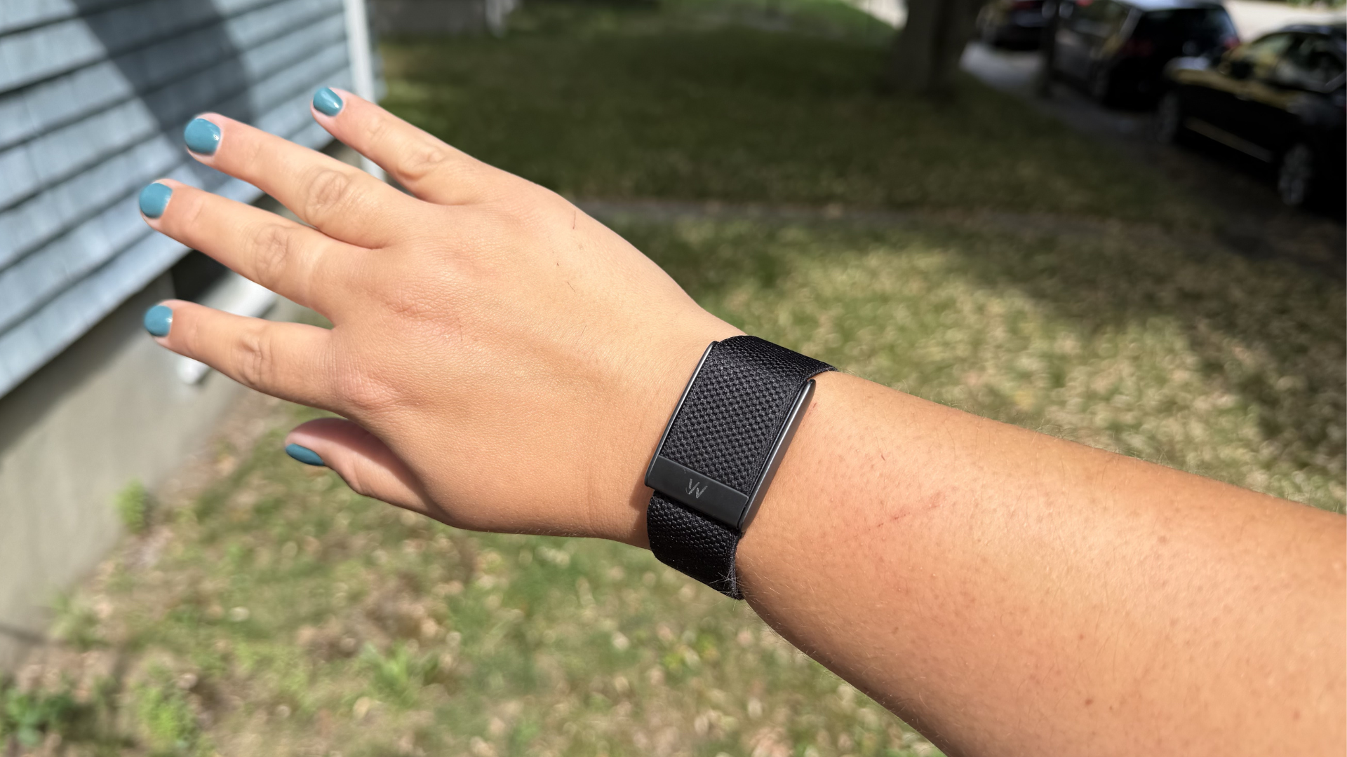 A person wearing the Whoop 5.0