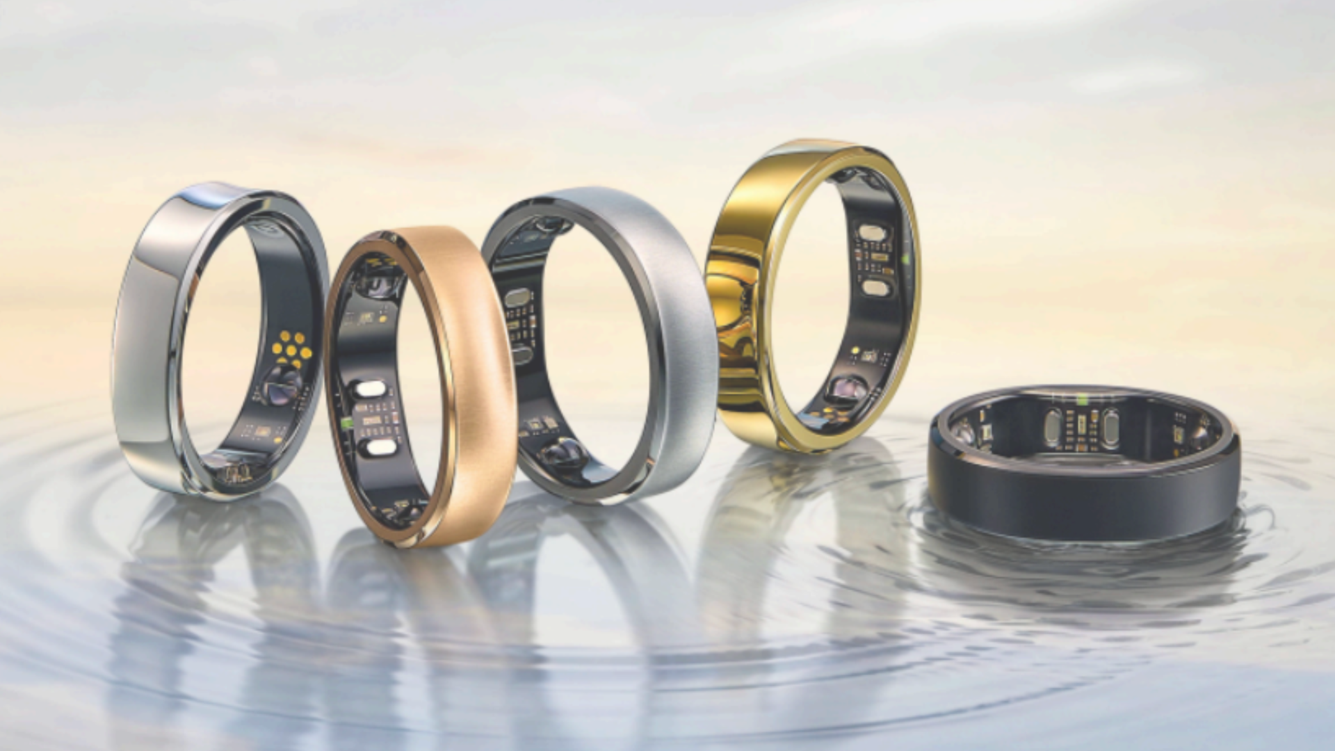 Five RingConn Gen 3 rings