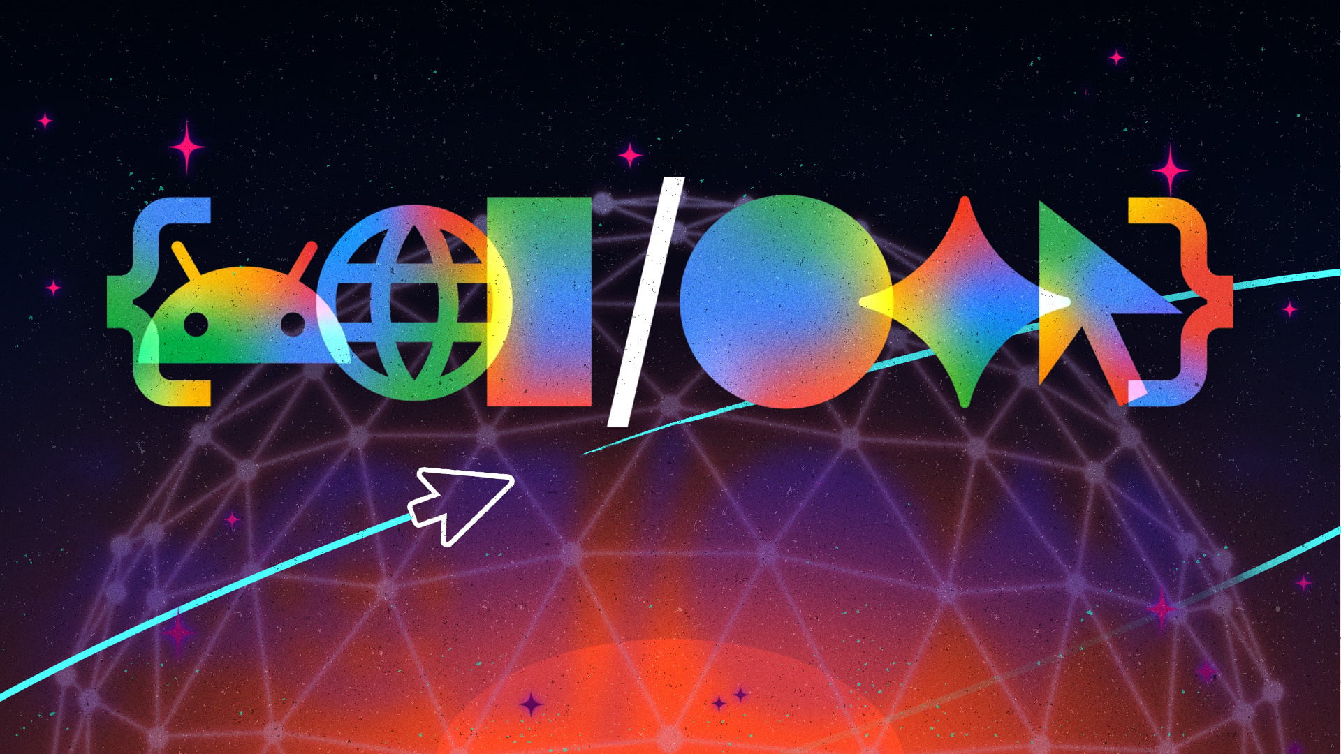 concept artwork for google io 2026