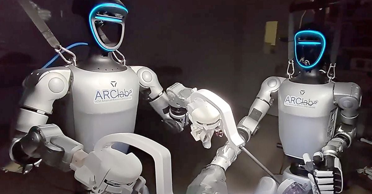 Surgical humanoid robots.