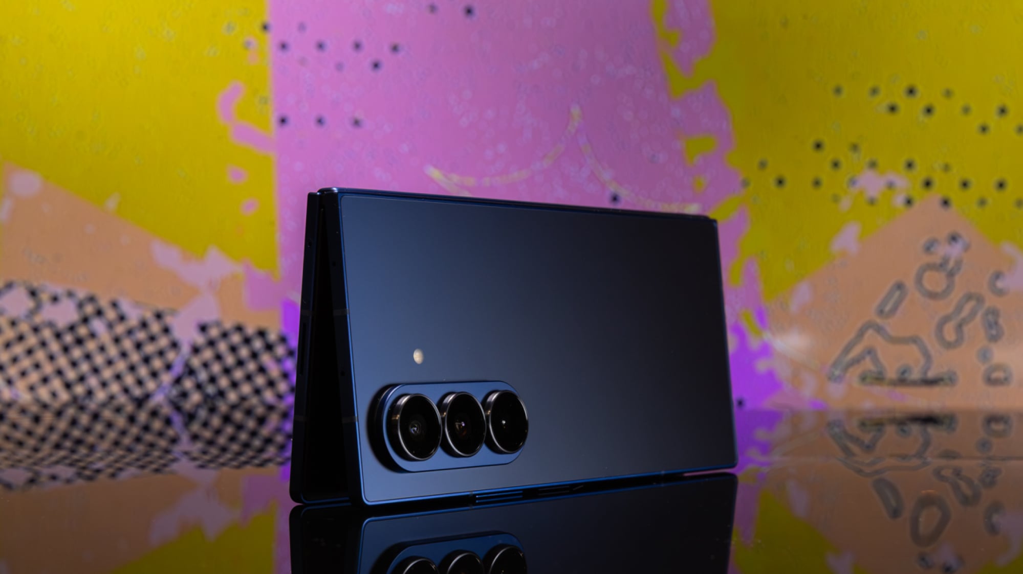 camera array on galaxy z fold 7