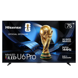 Hisense Mini-LED TV on white background
