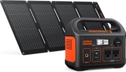 Jackery Solar Generator 300 with solar panel