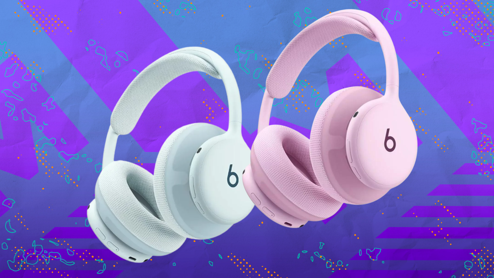 beats 360 headphones in pink and white