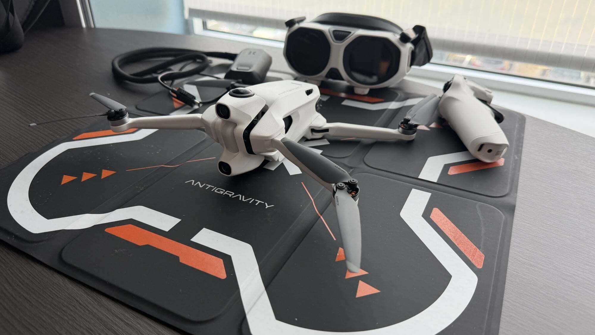 the antigravity a1 drone with googles and accessories