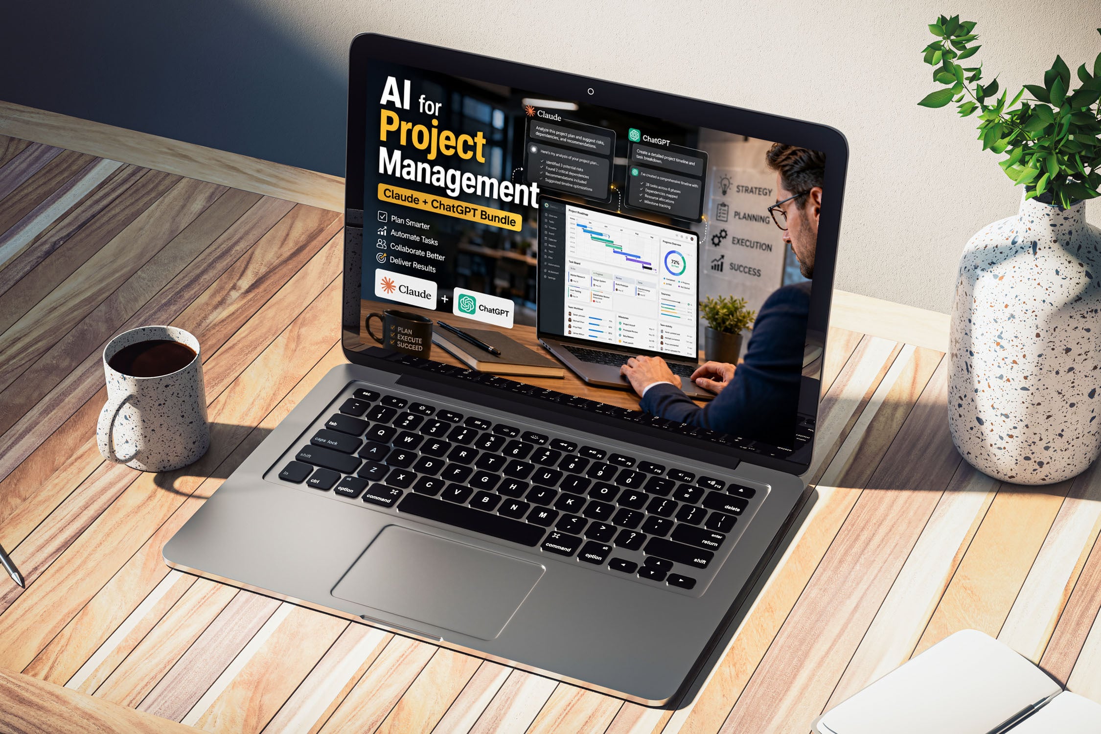 Claude & ChatGPT for Project Management Bundle