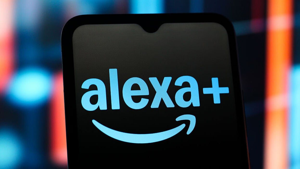 Alexa+ logo on mobile device