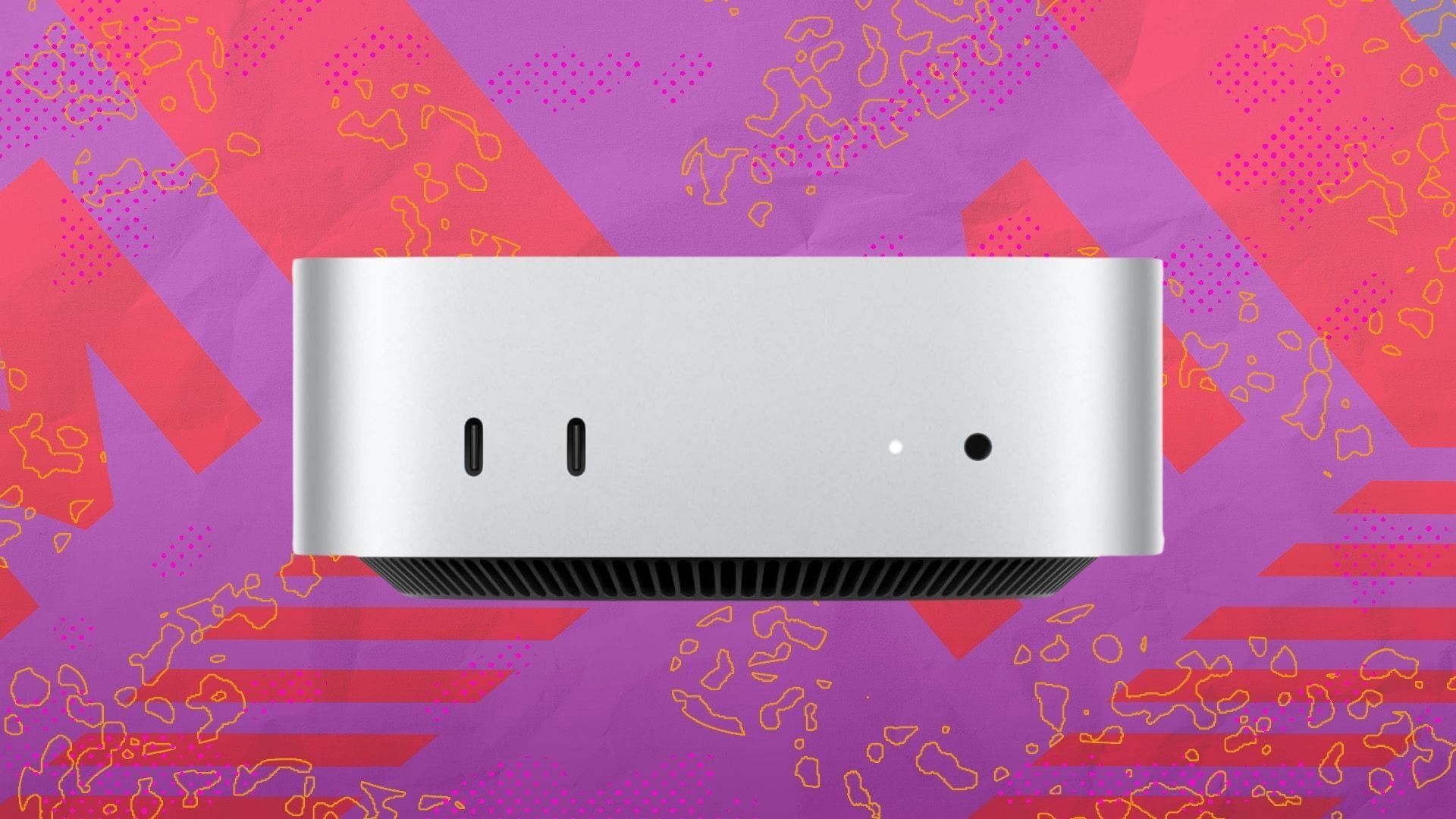 Apple Mac mini M6 on composite background