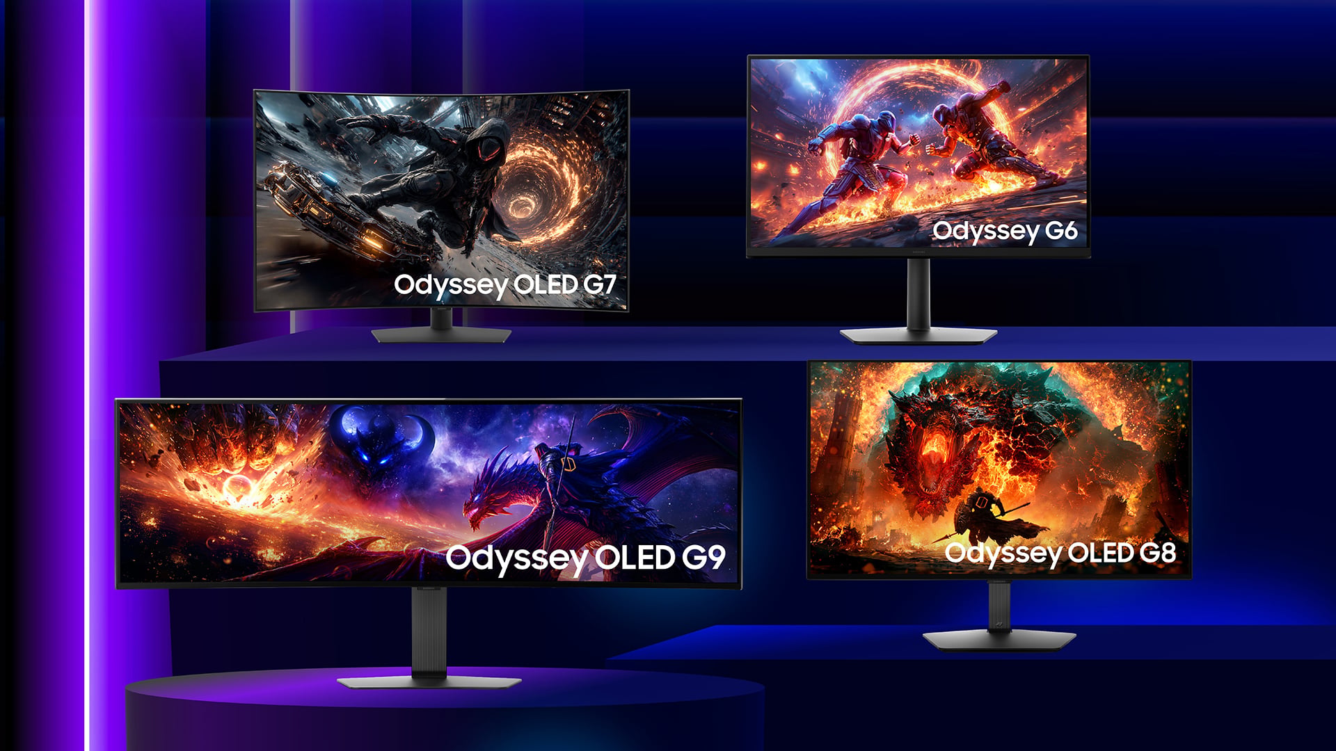 The 2027 Samsung Odyssey lineup.
