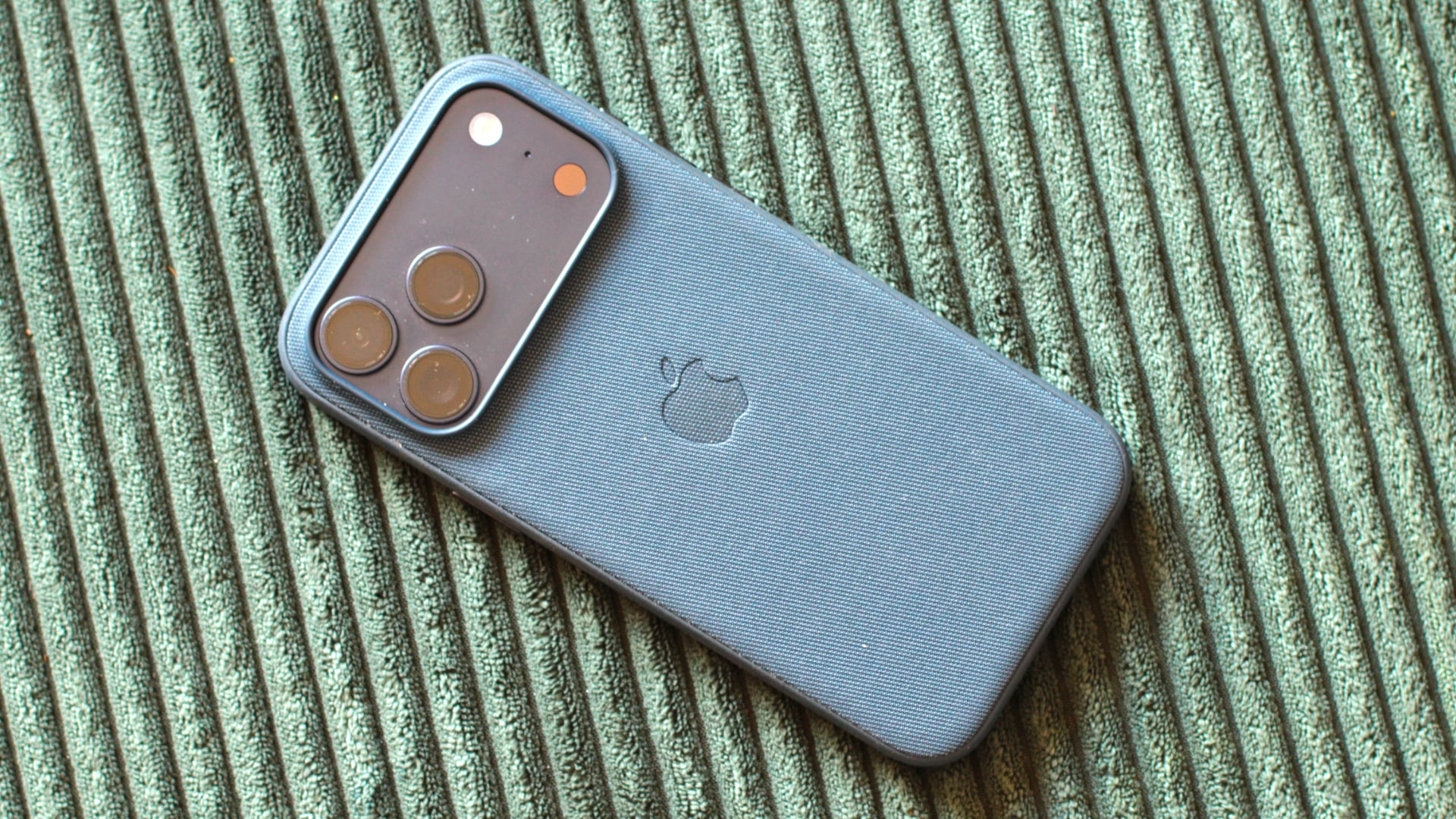 iphone 17 on green surface