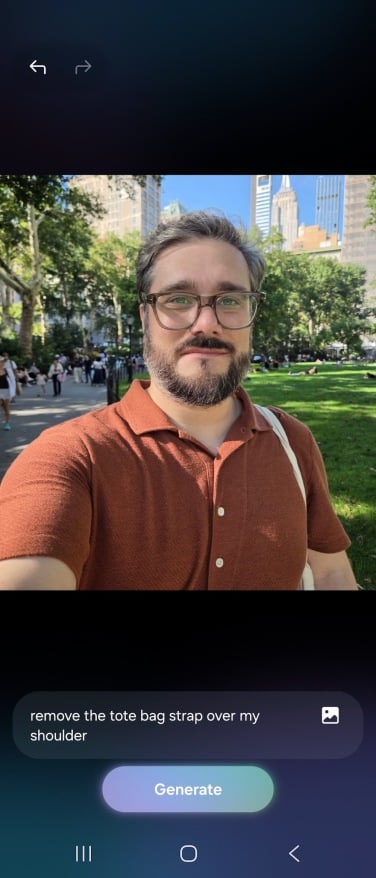 ai eraser tool on android os