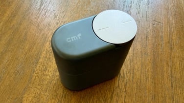 cmf clip pro earbuds case on table