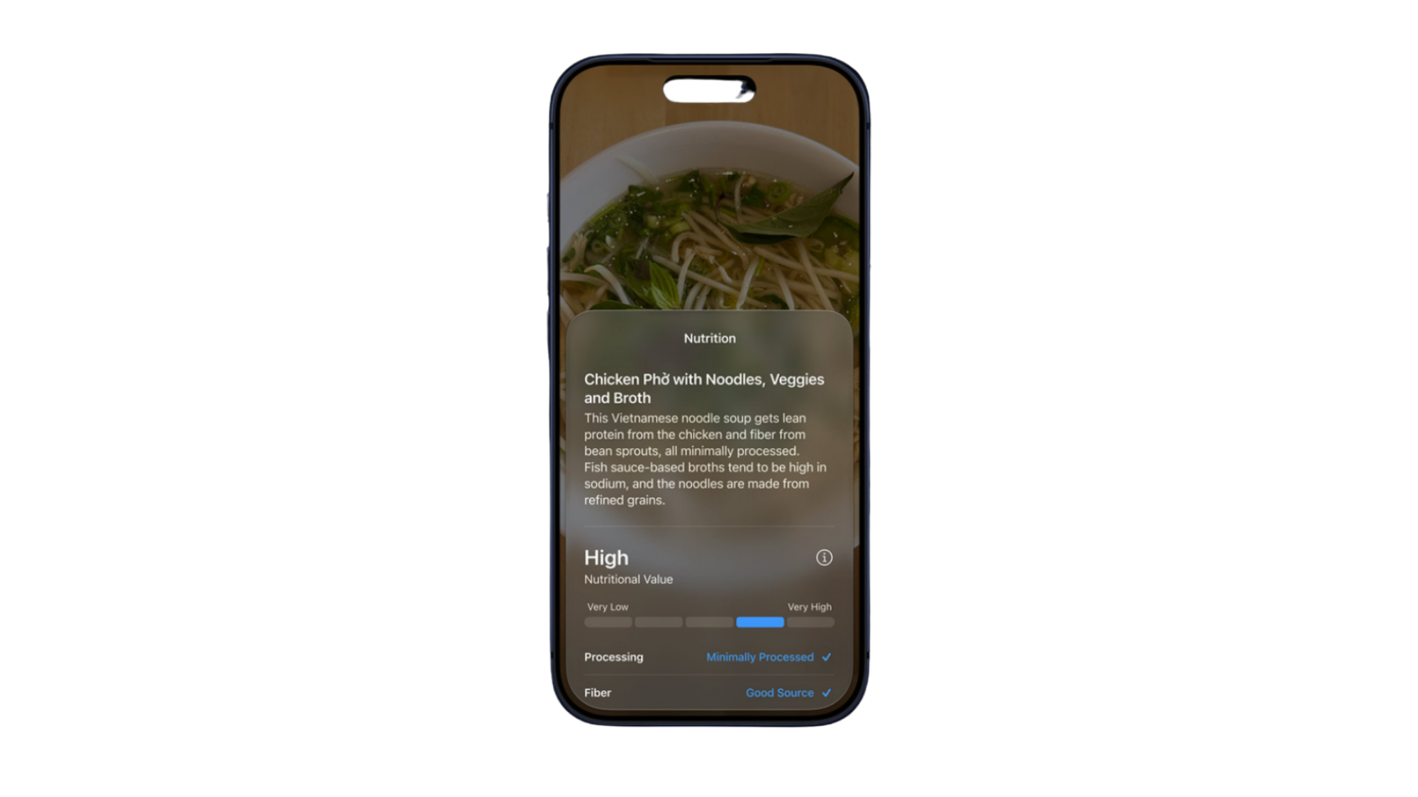 visual intelligence features on iphone display