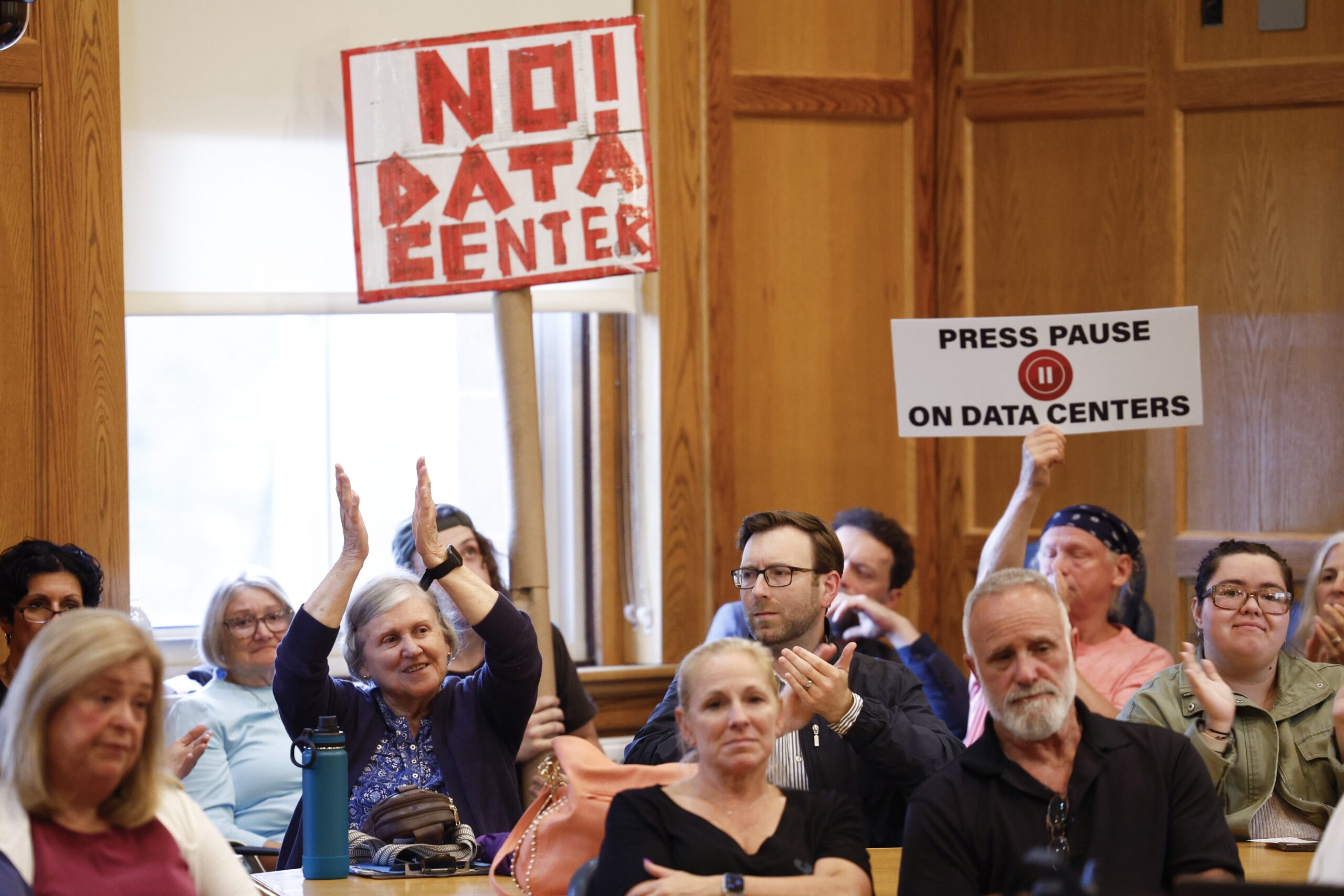 Data center protest