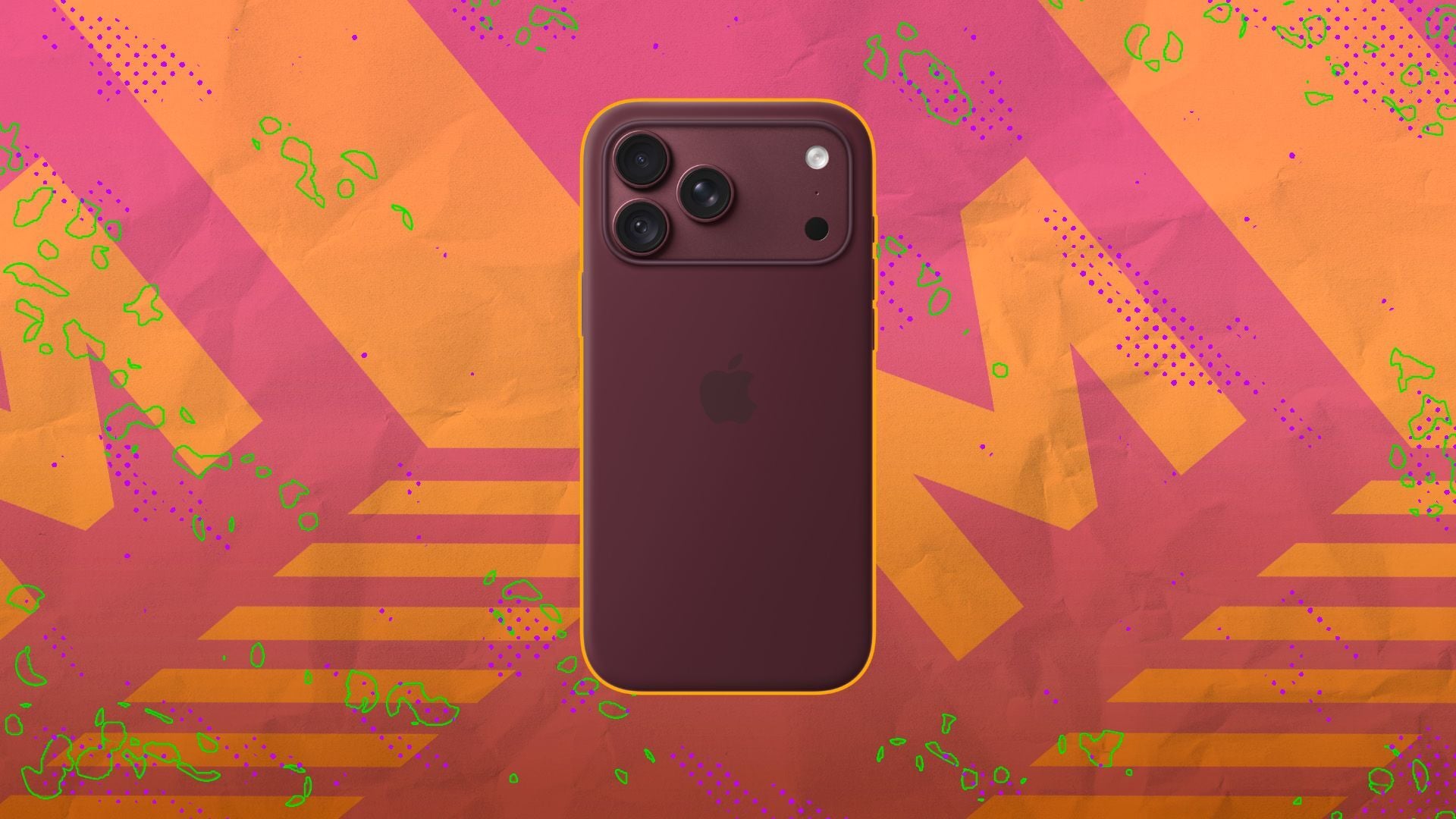 Apple iphone 18 Pro on composite background