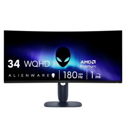 Alienware 34 Curved Gaming Monitor on white background