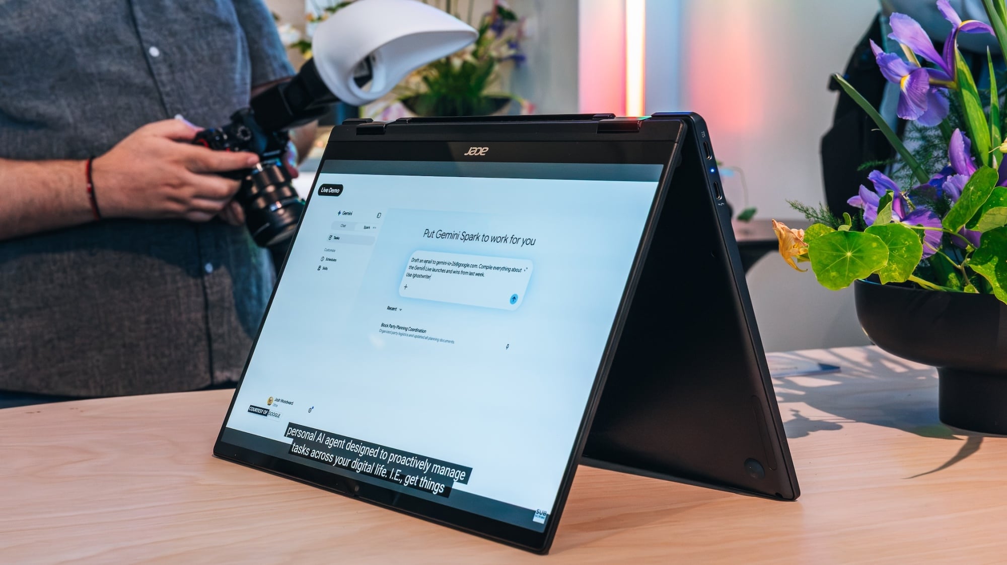 Acer Googlebook convertible laptop