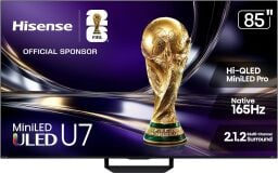 hisense 85-inch u7 mini-led uled 4k tv