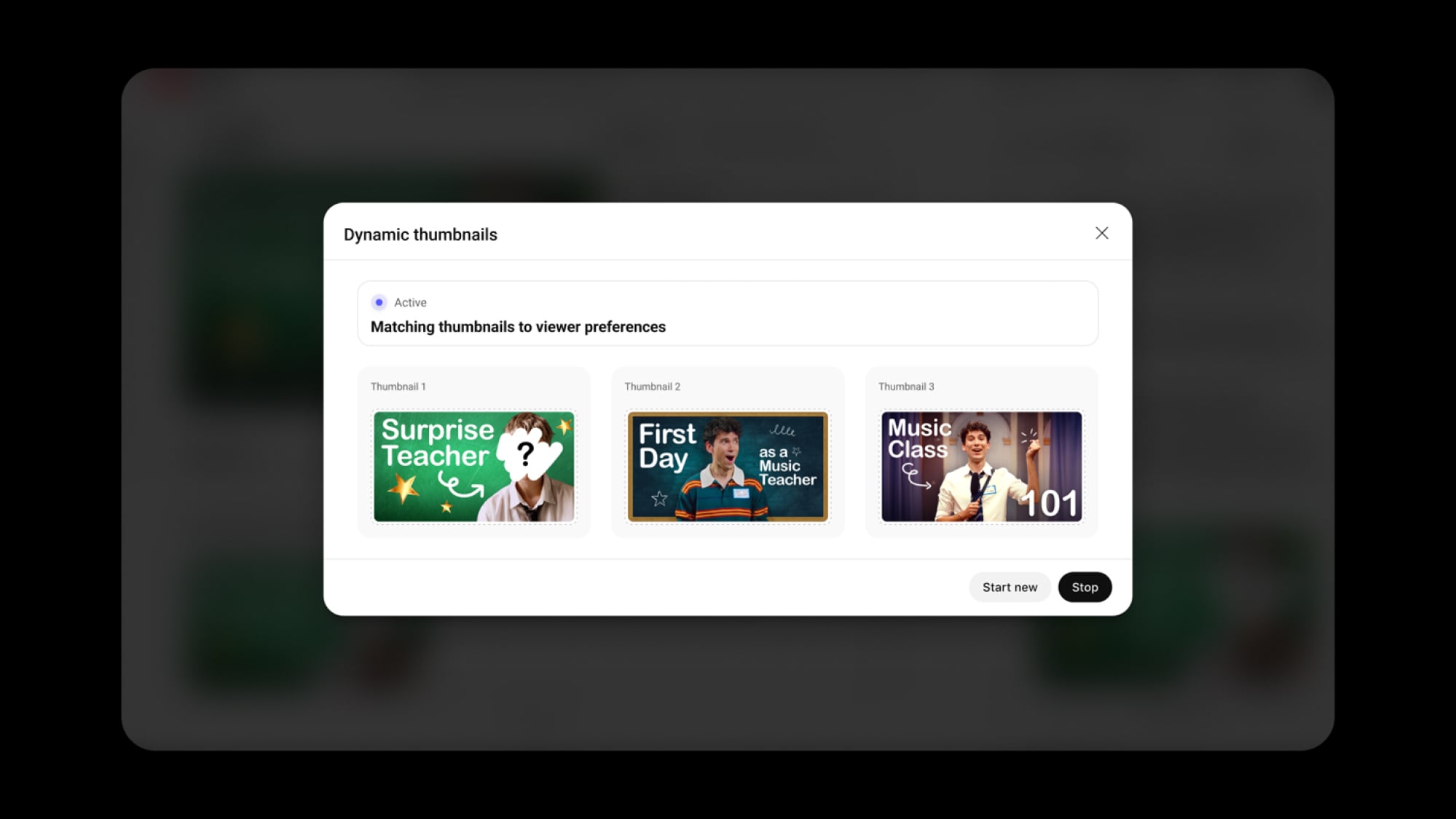 YouTube Dynamic Thumbnails