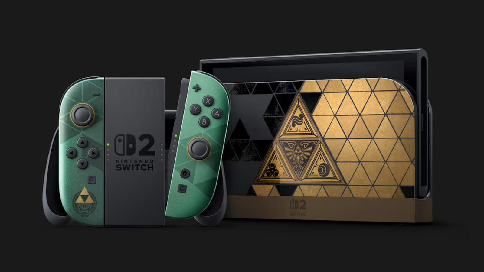 the Nintendo Switch 2 The Legend of Zelda 40th Anniversary Edition console