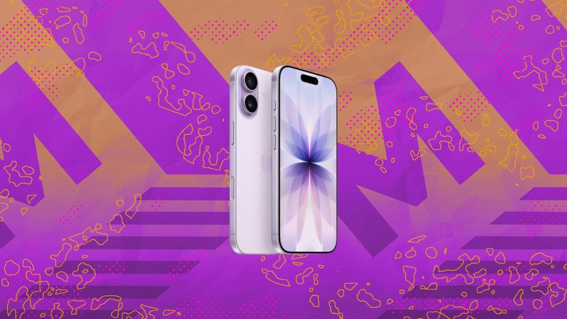 Apple iPhone 17 on composite background