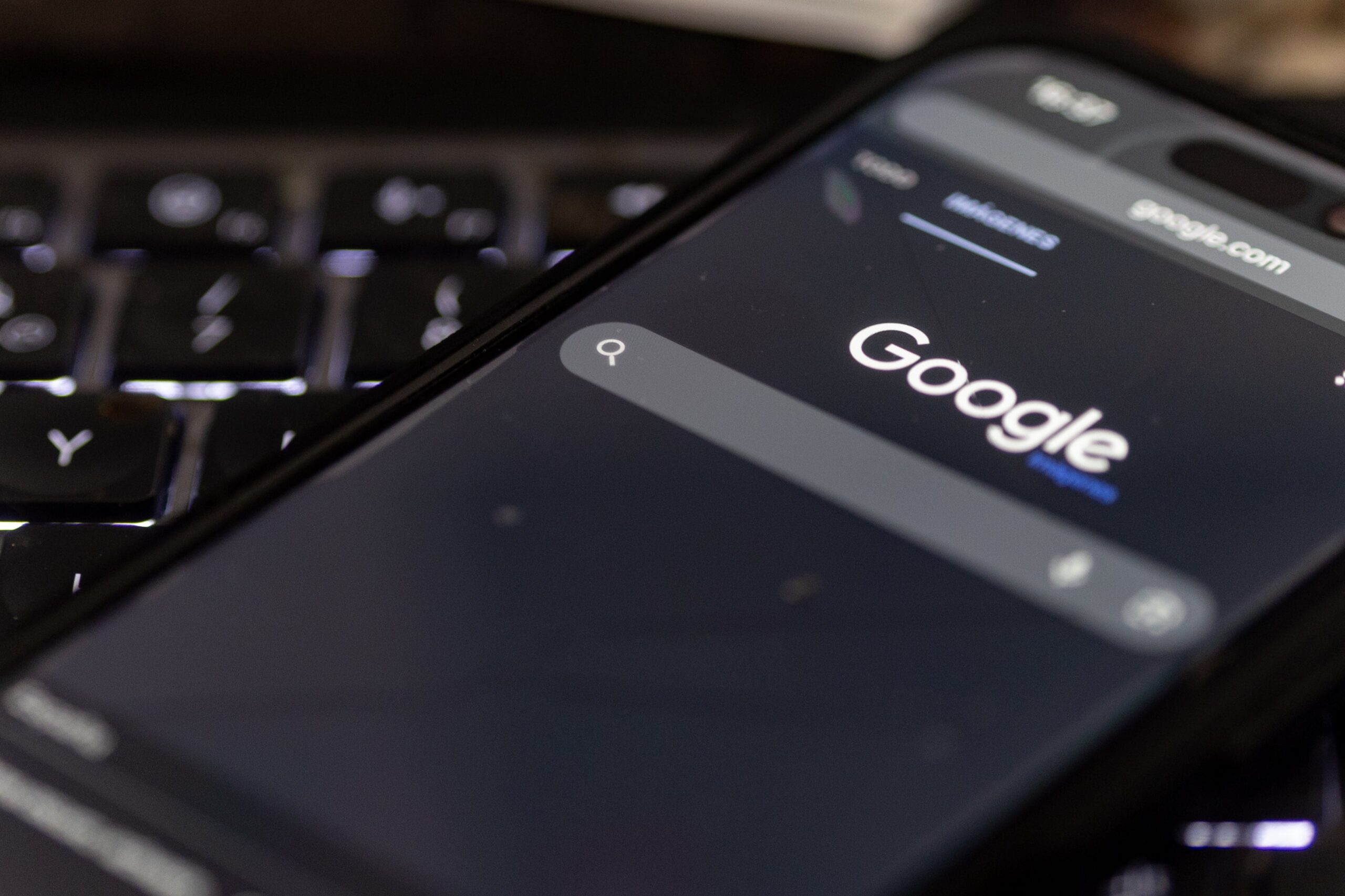 Google search on mobile device.
