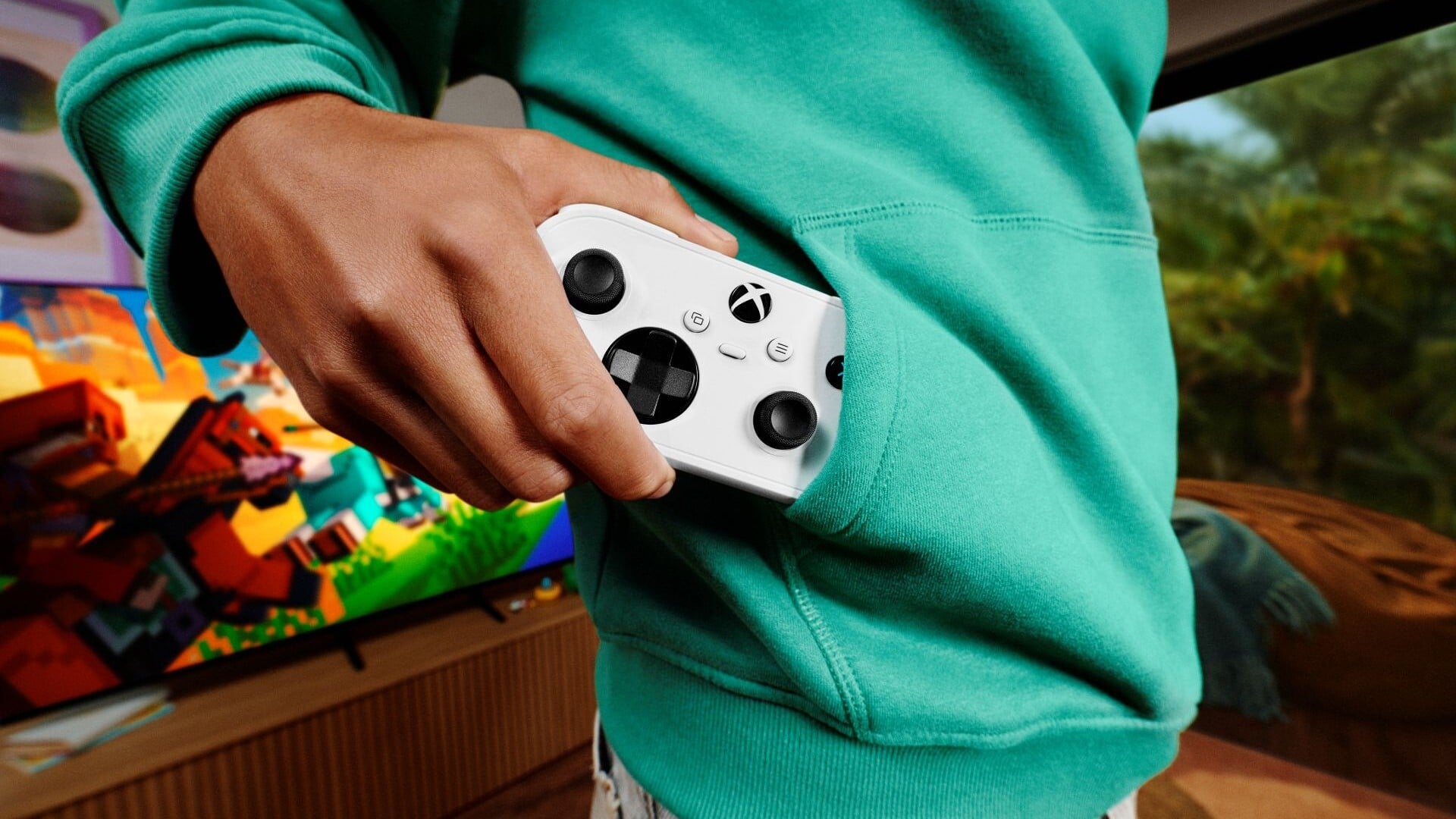 Xbox Nano Controller in pocket