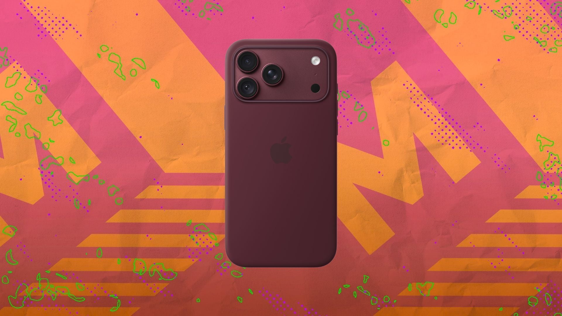 Apple iPhone 18 Pro on composite background